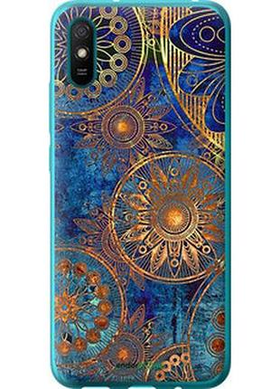 Чехол на xiaomi redmi 9a золотой узор "678u-2034-2448"