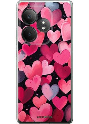 Чехол на realme gt 6t сердечки 4 "5662u-3750-2448"