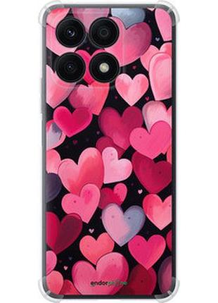 Чехол на huawei honor x8a сердечки 4 "5662sp-2963-2448"