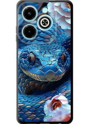 Чехол на infinix hot 40i blue snake "6079b-3504-2448"
