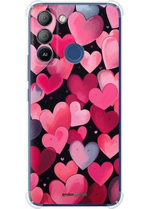 Чехол на tecno pop 5 lte bd4 сердечки 4 "5662sp-2639-2448"