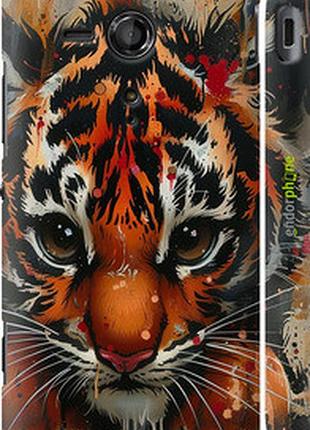 Чехол на sony xperia sp m35h mini tiger "6052c-280-2448"