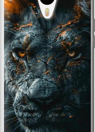 Чохол на meizu m1/m1 mini плам'яний лев "6153u-188-2448"