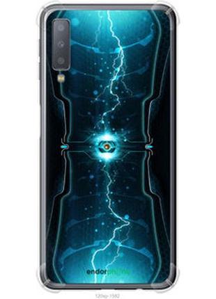 Чехол на samsung galaxy a7 (2018) a750f молнии в цилиндре "120sp-1582-2448"
