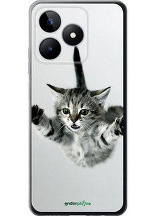 Чохол на realme c53 летючий кошенят "2322u-3128-2448"