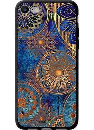 Чехол на iphone se 2020 золотой узор "678b-2013-2448"
