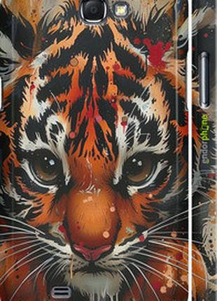 Чехол на samsung galaxy note 2 n7100 mini tiger "6052m-17-2448"