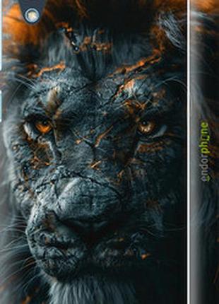Чехол на htc desire 628 dual sim пламенный лев "6153m-949-2448"