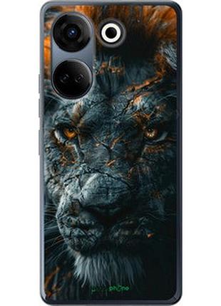 Чохол на tecno camon 20 pro плам'яний лев "6153u-3100-2448"