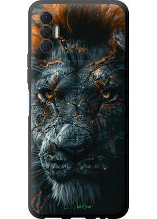 Чехол на tecno spark 8p kg7n пламенный лев "6153b-2526-2448"