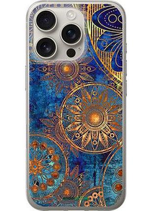 Чехол на iphone 16 pro золотой узор "678u-3708-2448"
