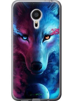 Чехол на meizu mx5 арт-волк "3999t-105-2448"