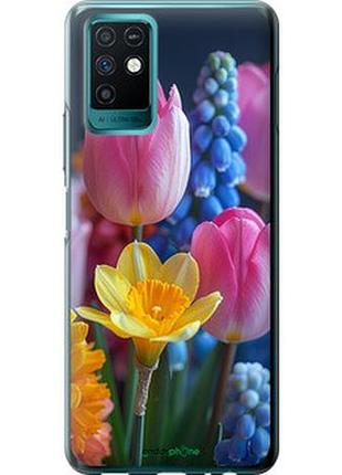 Чохол на infinix note 10 весняні квіти "6058u-2763-2448"