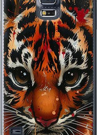 Чехол на samsung galaxy s5 g900h mini tiger "6052t-24-2448"