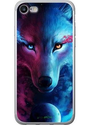 Чохол на iphone se 2020 арт-вовк "3999u-2013-2448"