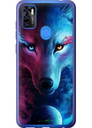 Чехол на zte blade a7s 2020 арт-волк "3999u-2454-2448"
