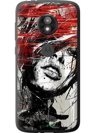 Чохол на motorola moto e5 play обличчя дівчини "1162u-1429-2448"