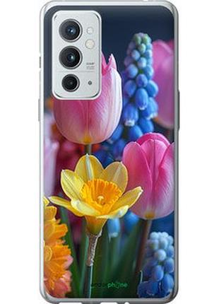 Чехол на oneplus 9rt весенние цветы "6058u-2520-2448"