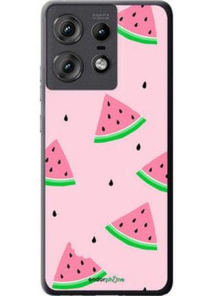 Чохол на motorola edge 50 pro 5g рожевий кавун "4314u-3710-2448"