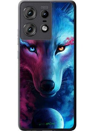 Чехол на motorola edge 50 pro 5g арт-волк "3999u-3710-2448"