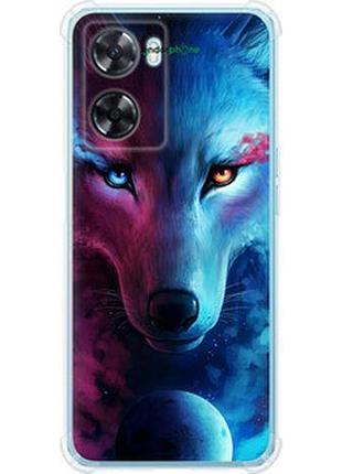 Чехол на oppo a57s арт-волк "3999sp-2931-2448"