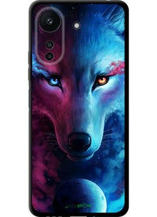 Чехол на xiaomi redmi 13c арт-волк "3999b-3410-2448"