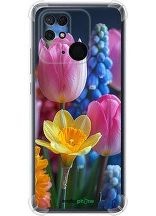 Чохол на xiaomi redmi 10c весняні квіти "6058sp-2591-2448"