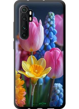 Чохол на xiaomi mi note 10 lite весняні квіти "6058b-1937-2448"
