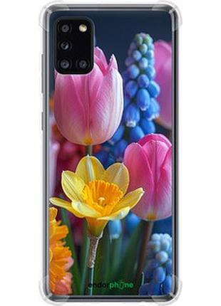 Чехол на samsung galaxy a31 a315f весенние цветы "6058sp-1908-2448"