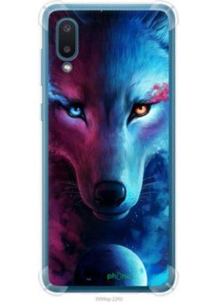 Чехол на samsung galaxy a02 a022g арт-волк "3999sp-2260-2448"