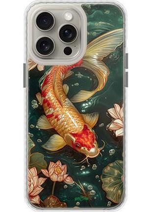 Чехол на iphone 15 pro max мелодия лотоса "6106pm-3098-2448"