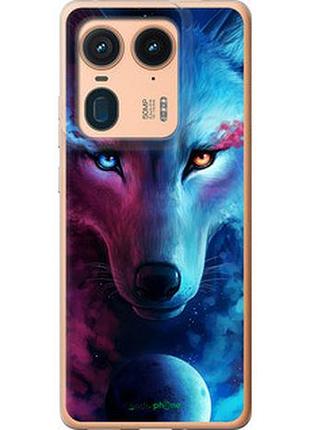 Чехол на motorola moto x50 ultra арт-волк "3999u-3866-2448"