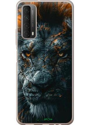 Чохол на huawei p smart 2021 плам'яний лев "6153u-2100-2448"