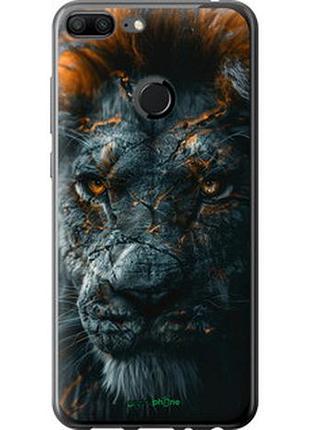 Чехол на huawei honor 9 lite пламенный лев "6153t-1359-2448"