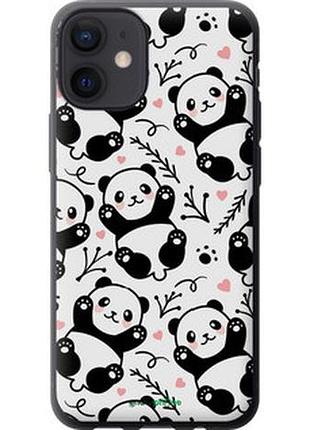 Чехол на iphone 12 mini панды "4318u-2071-2448"