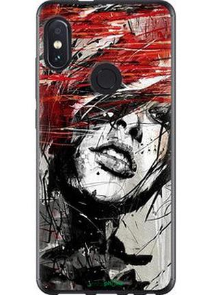 Чохол на xiaomi redmi note 5 pro обличчя дівчини "1162t-1353-2448"