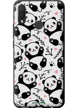 Чехол на huawei p smart plus панды "4318b-1555-2448"