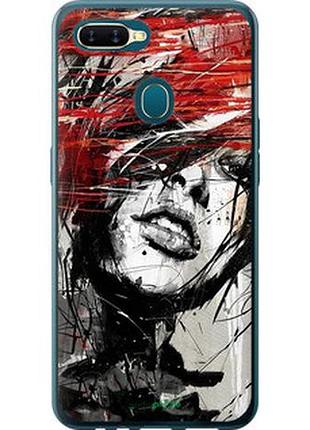 Чехол на oppo a5s лицо девушки "1162u-1892-2448"