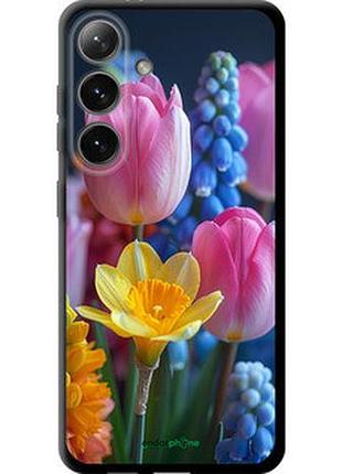 Чехол на samsung galaxy s24 весенние цветы "6058b-3390-2448"