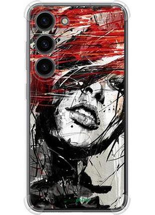 Чехол на samsung galaxy s23 лицо девушки "1162sp-2907-2448"