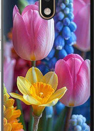 Чехол на motorola moto g4 plus весенние цветы "6058u-953-2448"