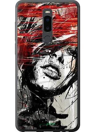 Чехол на meizu note 8 лицо девушки "1162u-1610-2448"