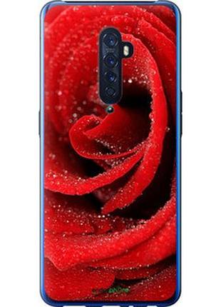 Чехол на oppo reno 2 красная роза "529u-1864-2448"