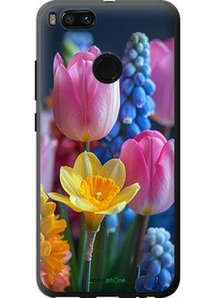 Чехол на xiaomi mi 5x весенние цветы "6058u-1042-2448"