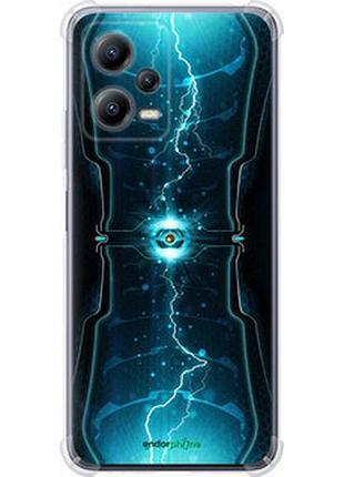 Чехол на xiaomi redmi note 12 5g молнии в цилиндре "120sp-2934-2448"