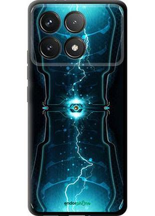 Чехол на xiaomi redmi k70 pro молнии в цилиндре "120b-3800-2448"