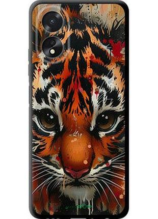Чехол на oppo a38 4g mini tiger "6052b-3337-2448"