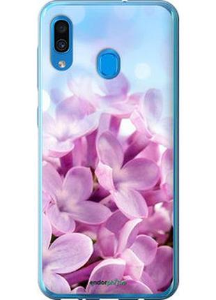 Чехол на samsung galaxy a20 2019 a205f сирень "527t-1761-2448"