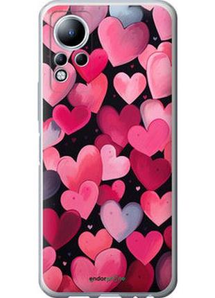 Чехол на infinix note 12 сердечки 4 "5662u-2927-2448"