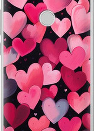 Чехол на xiaomi redmi note 5a prime сердечки 4 "5662u-1063-2448"